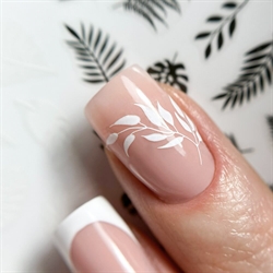 Tropiske blade klistermærker, F564, GNB